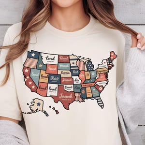 Carte rétro des États-Unis des États-Unis d'Amérique, Dieu dit que vous êtes png, conception de verset de la Bible, 4 juillet Png, drapeau des États-Unis, fille américaine Png, chemise américaine 1776 Png