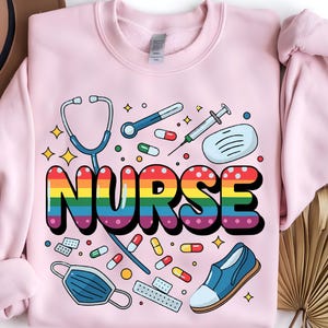 Nurse LGBTQ+ png, Rainbow, sublimation design download, LGBTQ+ png, Pride png, Nurse Life, Human Png, Nurse Png, sublimate designs download
