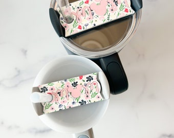 Floral Sketch Mom Mouse Stanley Tumbler Topper