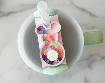 Magical Mouse Bunny Shaker Stanley Tumbler Topper 30oz