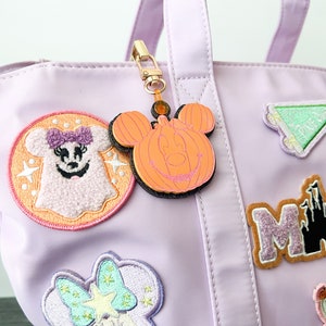 Pumpkin Mouse Acrylic Mouse Bag Charm