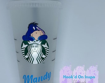 Eeyore Starbucks Tasse: Kundenspezifischer Winnie the Pooh Becher - 24oz Venti