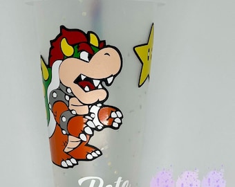 Vaso de Bowser inspirado en Mario – Vaso personalizado – Colores personalizados disponibles – Un regalo divertido para los fans de Nintendo