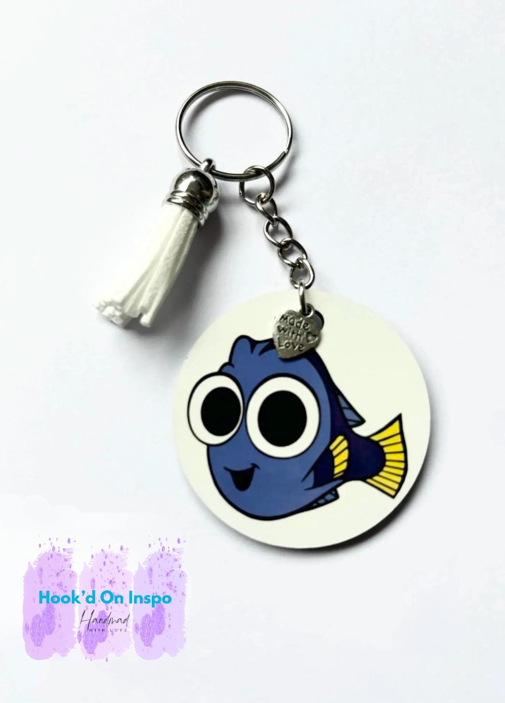 Delightful Dory Inspired Keychain – Charming Finding Nemo Accessory