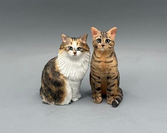Estatuas de gato personalizadas para tartas de boda, modelos de gato personalizados, estatuas de gato para cumpleaños, decoraciones de estatuas de gato personalizadas
