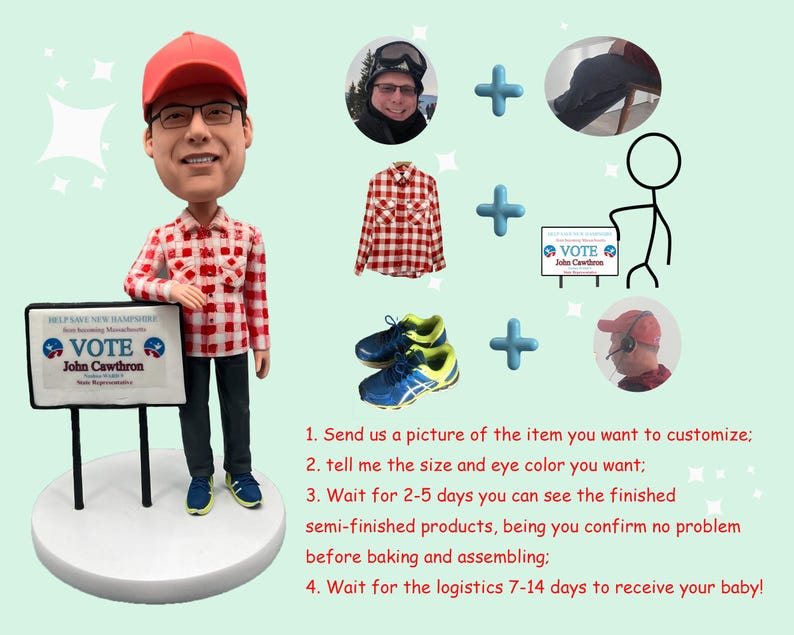 Custom Group Bobbleheads - Personalized Suit Bobblehead Set for ...