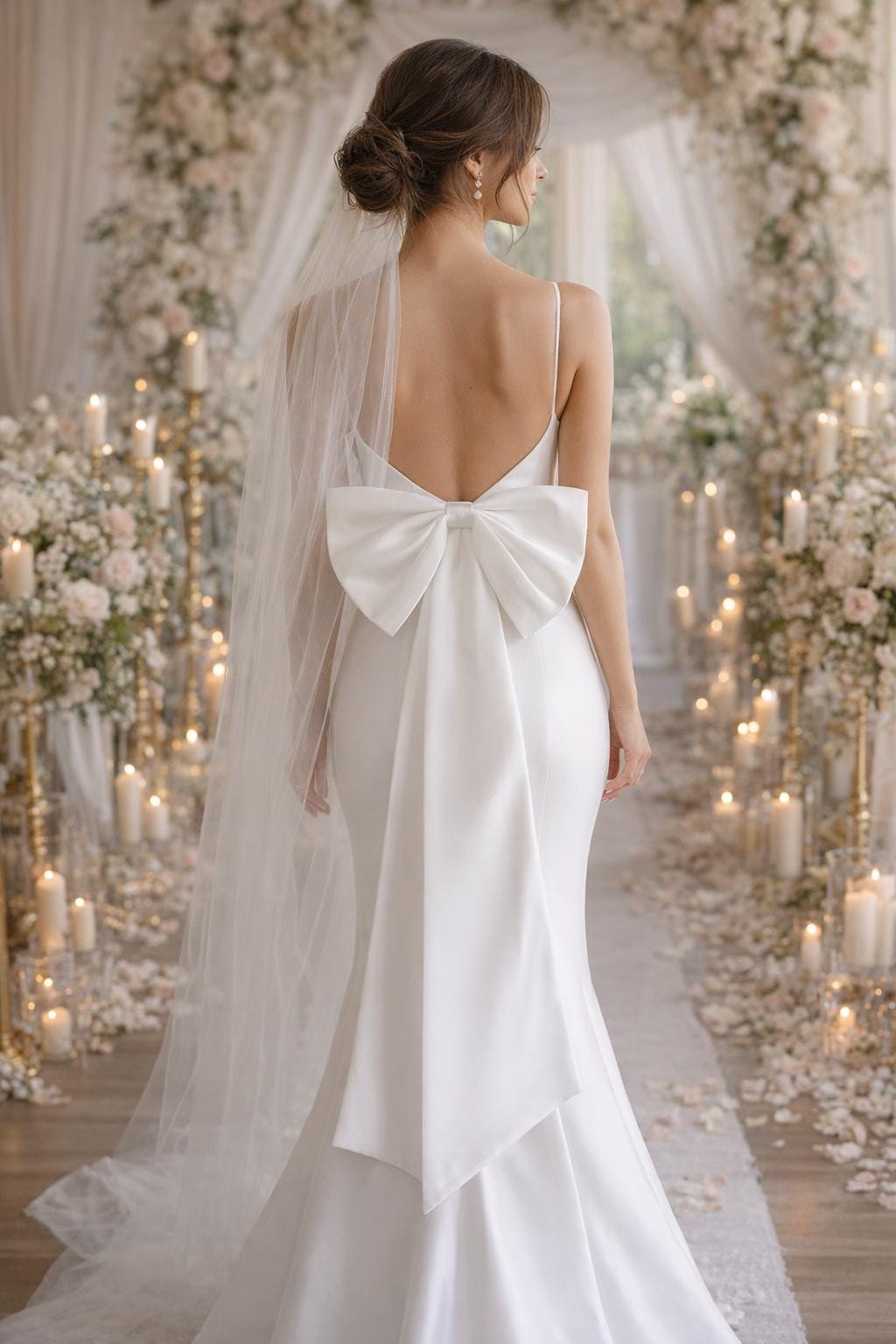 Mikado Bow Gown