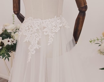 2 tier Train w Lace Waistline Detachable