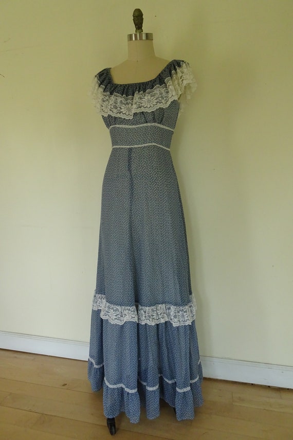 Vintage 1970s Gunne Sax prairie dress - Gem