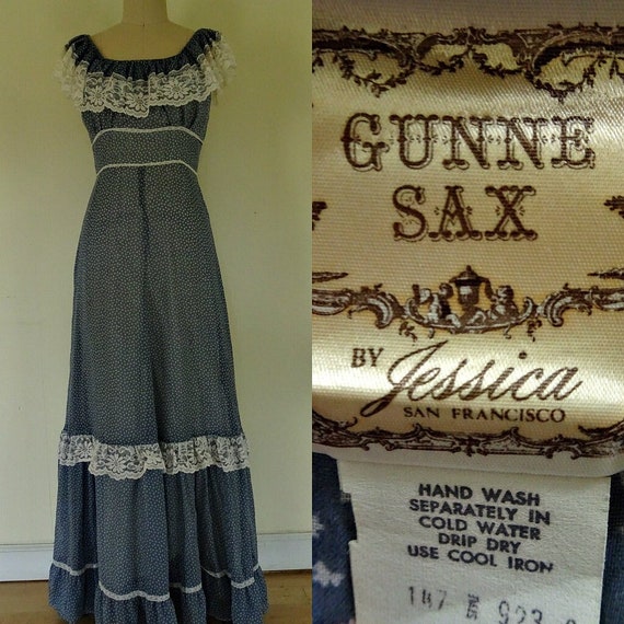 Vintage 1970s Gunne Sax prairie dress - Gem