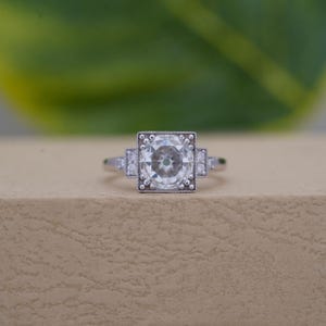 2.63CT Old European Round Cut Lab Grown Diamond Engagement Ring 14K Solid Gold Ring IGI Certified Diamond Ring Anniversary Ring For Her