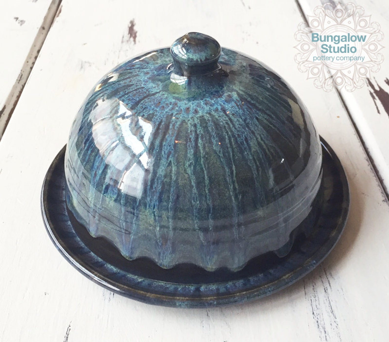 Ceramic Butter Dish in Handmade Pottery Butter Keeper Etsy