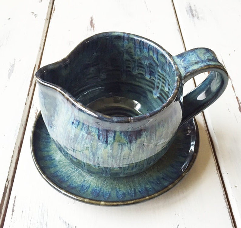 Gravy Boat in Handmade Pottery Gravy Boat Etsy