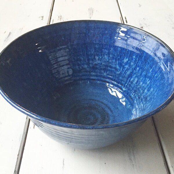 Large Ceramic Serving Bowl, Unique Housewarming Gift, Pottery Serving Bowl