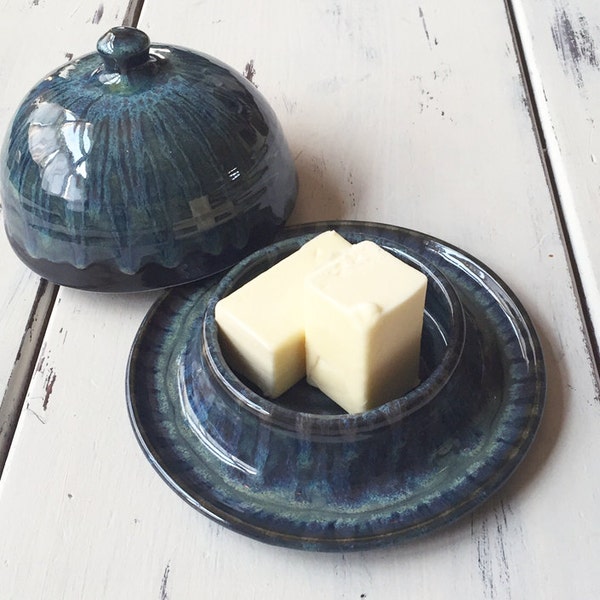 Ceramic Butter Dish in Handmade, Pottery Butter Keeper