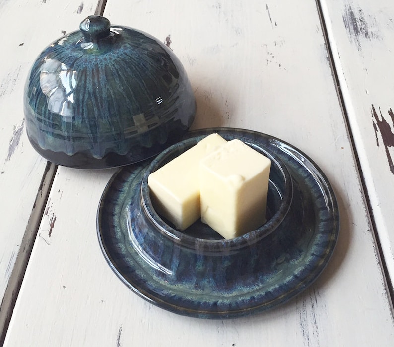 Ceramic Butter Dish in Handmade Pottery Butter Keeper Etsy
