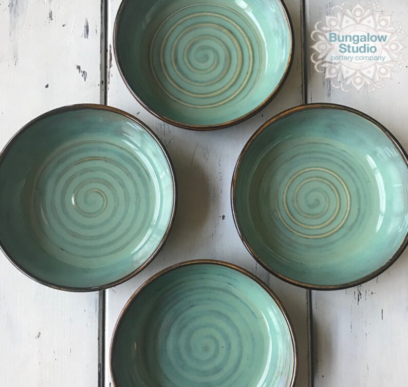 Ceramic Pasta Bowl Set Pottery Bowls Ceramic Salad Bowls Etsy