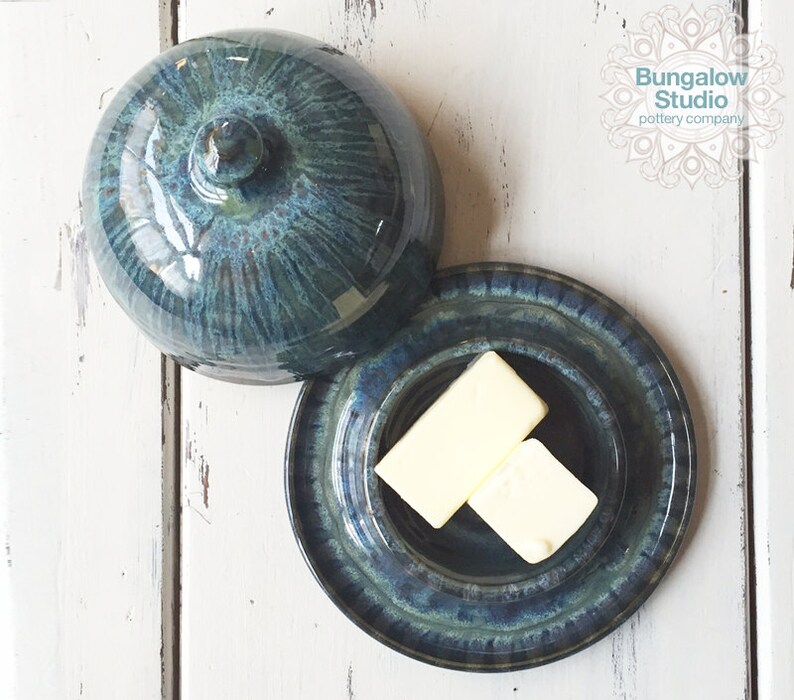 Ceramic Butter Dish in Handmade Pottery Butter Keeper Etsy