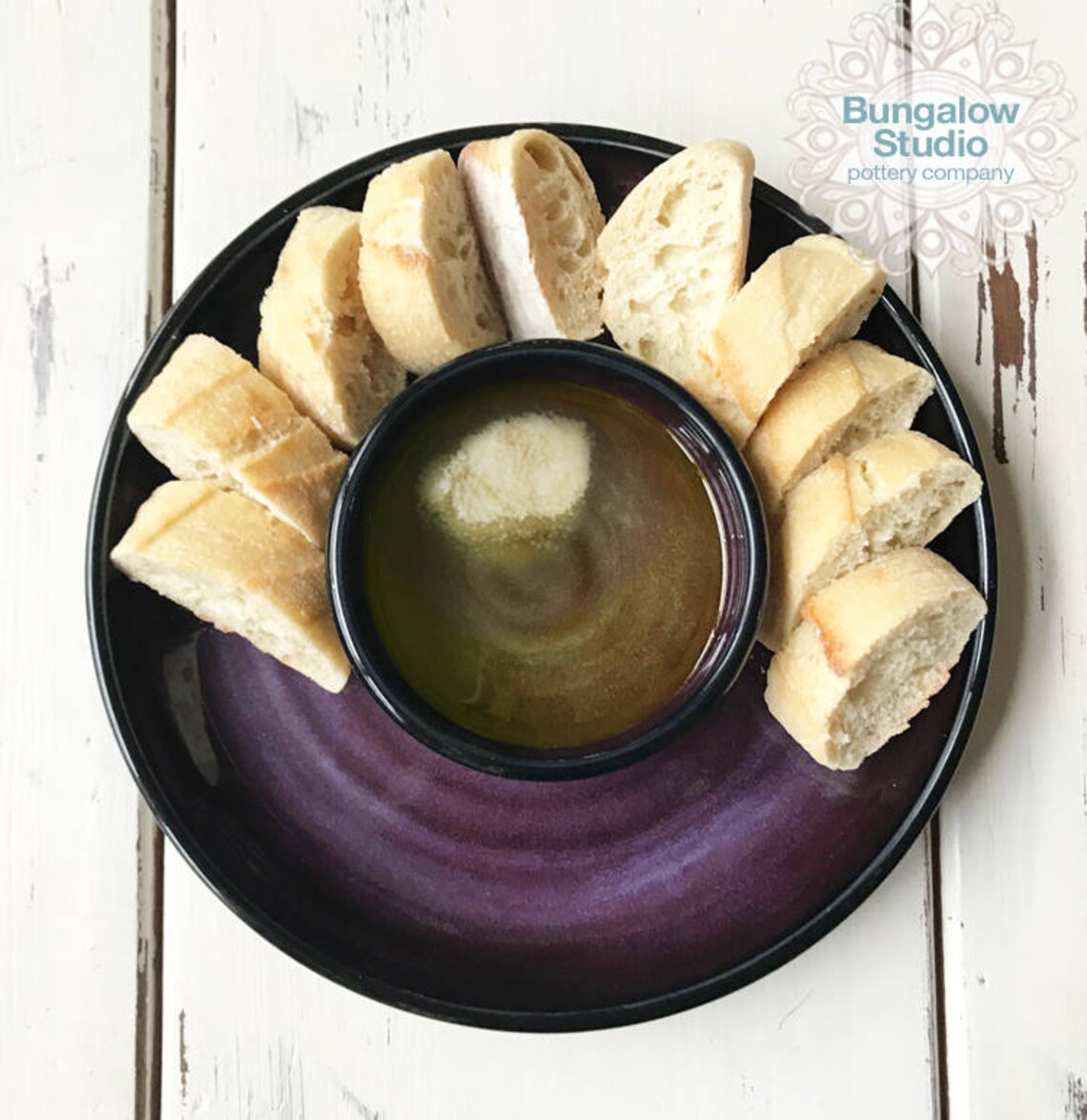 Olive Oil Dipping Tray Ceramic Olive Oil Dish Housewarming Etsy