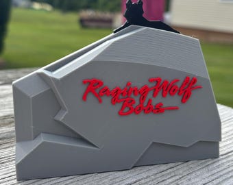 Raging Wolf Bob | Desktop Sign