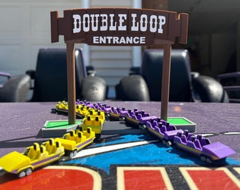 Double Loop Geauga Lake | Sign and Snakes