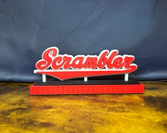 Scrambler Euclid Beach | Desktop Sign