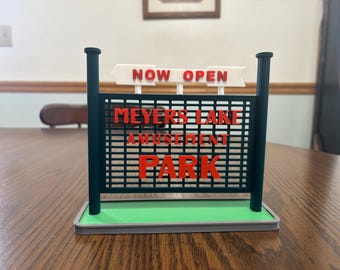 Meyer's Lake | Desktop Sign
