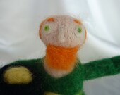 Needle Felted St. Patrick's Day Leprechaun - Small