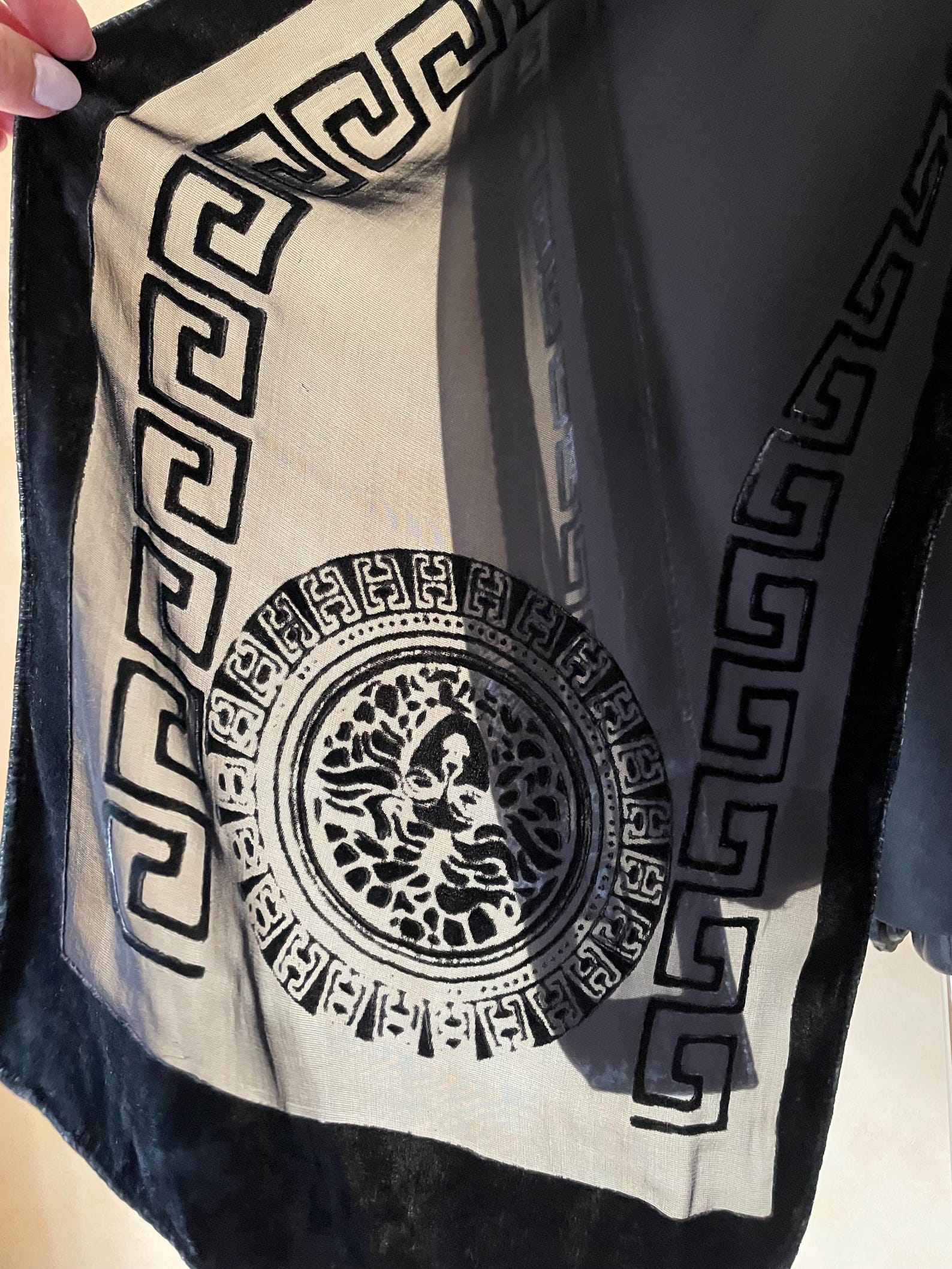 Vintage 80's | Authentic Versace | Chiffon Scarf - A classic pop of color!