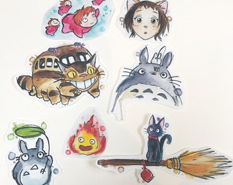 studio ghibli stickers etsy