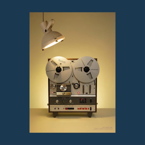 Akai X-1800SD (1968) Reel to Reel Wall Art | Vintage Electronics