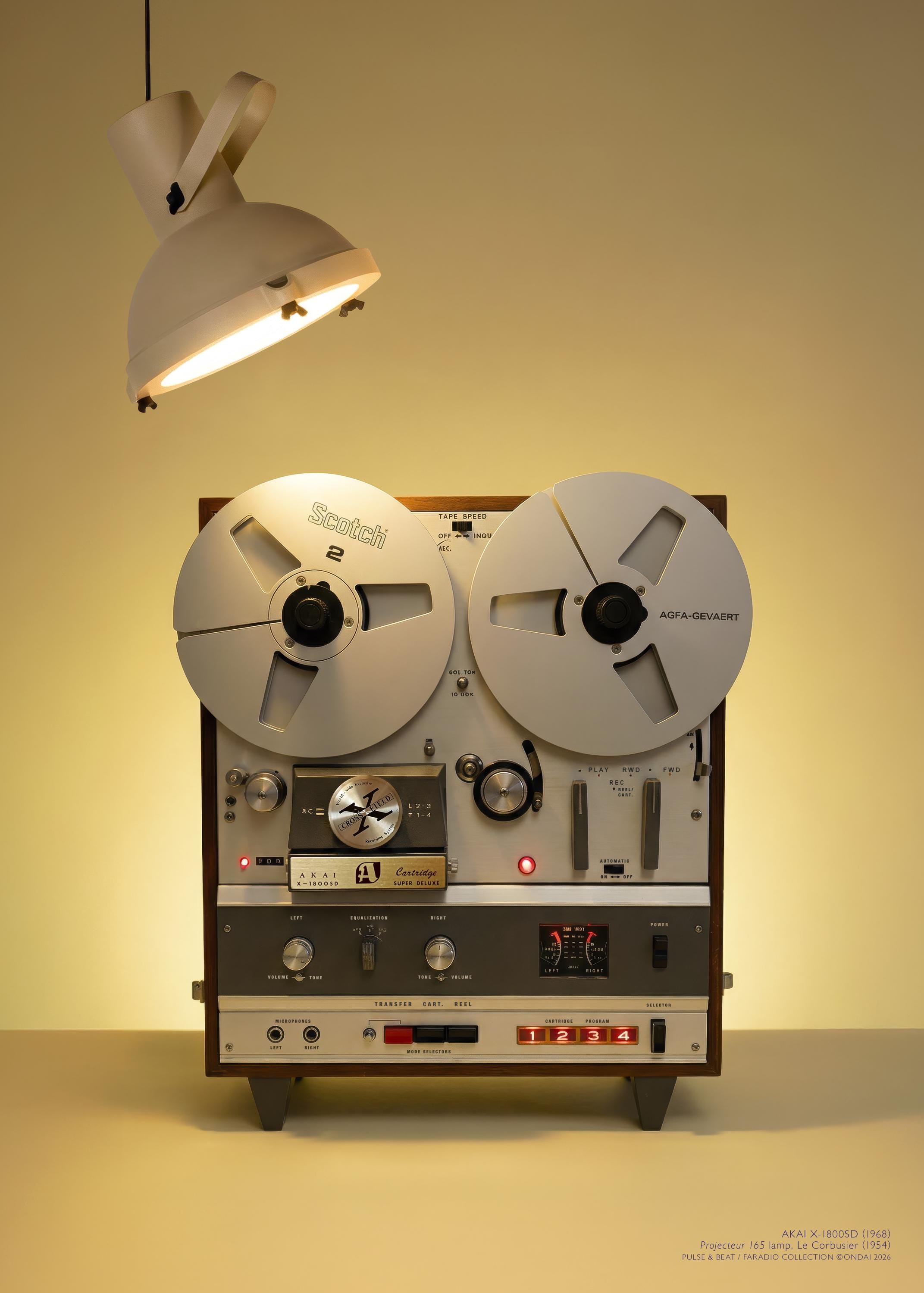 Akai X-1800SD (1968) Reel to Reel Wall Art | Vintage Electronics