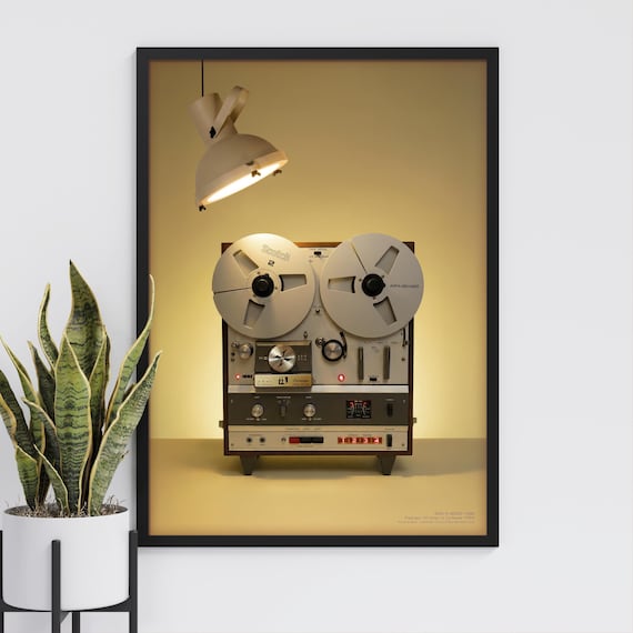 Akai X-1800SD (1968) Reel to Reel Wall Art | Vintage Electronics