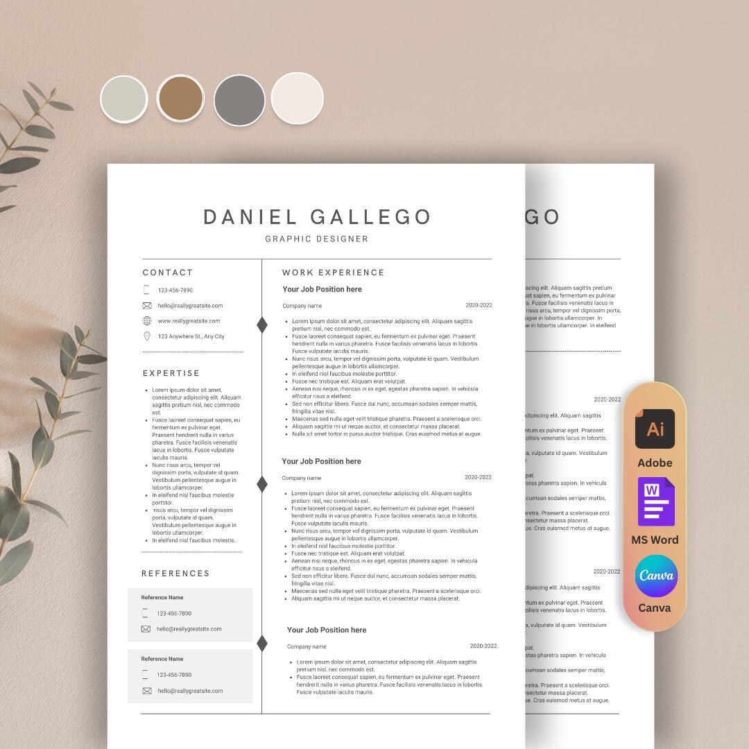 minimalist-resume-template-editable-cv-for-job-applications-simple
