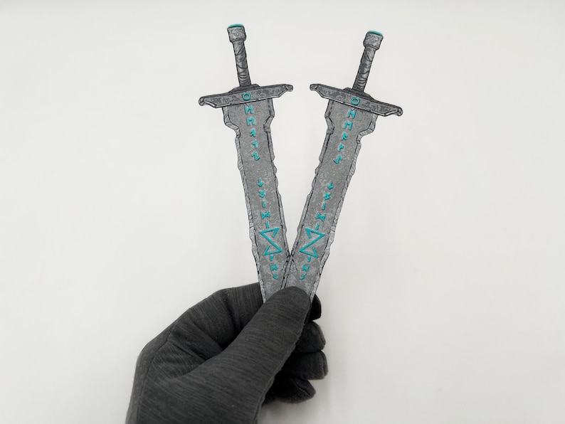 Split Sword Bookmarks Set, Runic Blade and Nightfang Sword - Etsy