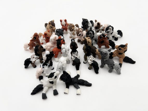 Tiny Horses Collection, Gift for Horse Lovers, Stocking Stuffers, Birthday or Classroom Gifts