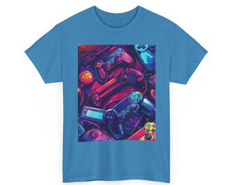 Retro Gamer Console Graphic Tee | Video Game Controller Design
