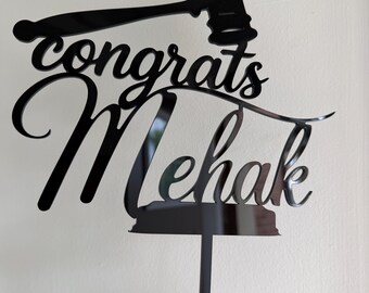 Personalisierter Acryl-Kuchendeckel: Kundenspezifische Hochzeit, Geburtstags-Party-Dekor