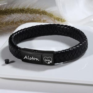 Dog Pet Memorial Bracelet Pet Loss Gifts Pets Ashes Jewelry Cat Dog Keepsake Personalized Urn Bracelet Cremation Jewelry Custom Unique gift