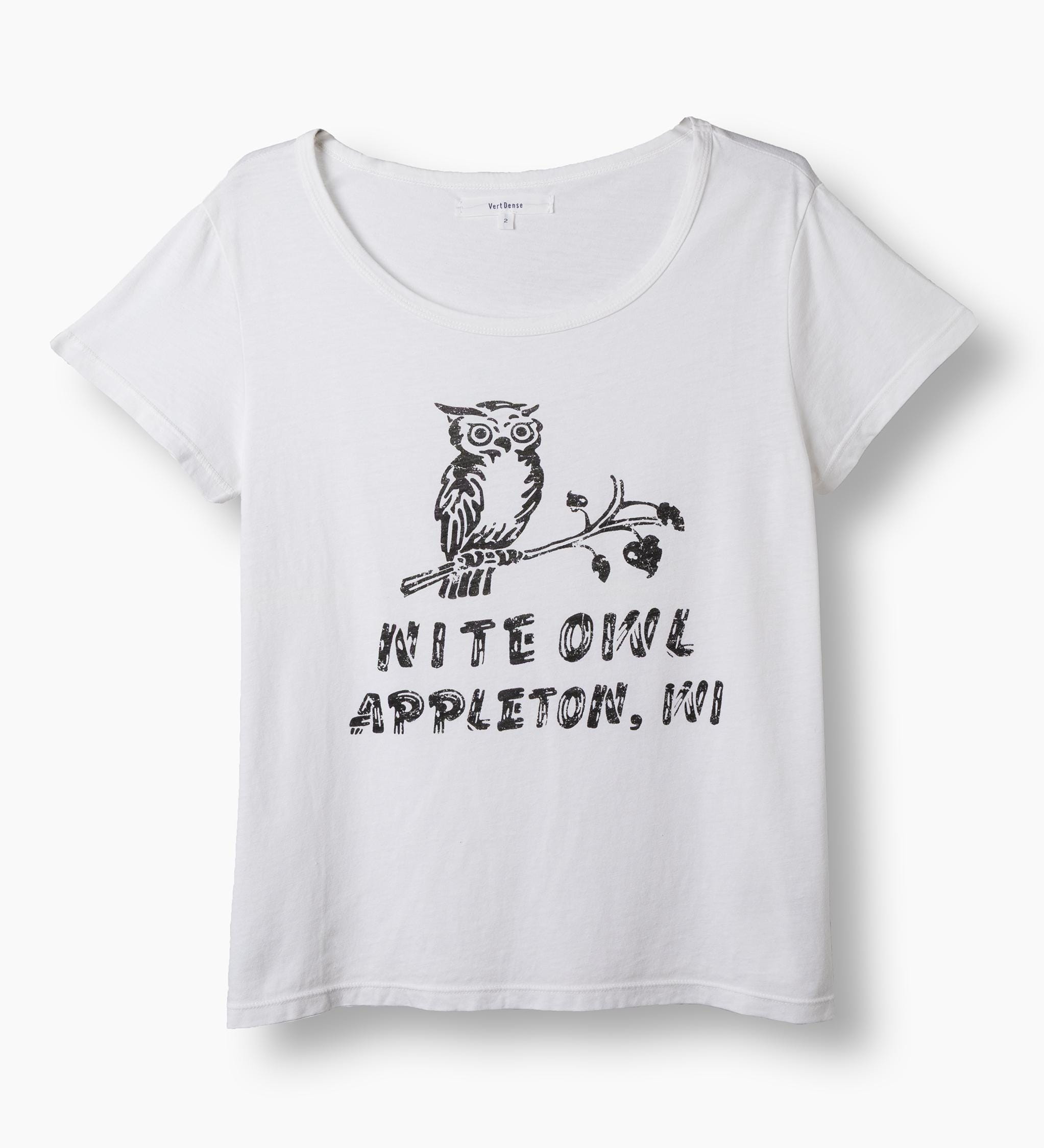 70s Vintage OWL Printed Tee by VERT DENSE