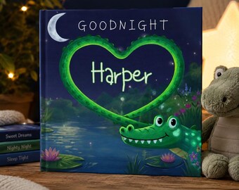 Personalized Baby Book,  Custom Bedtime Story Book for Toddler, Niece or Nephew, First Birthday Gift, Baby Shower, New Baby, Baptism Gift