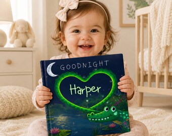 Personalized Baby Book , Custom Name Storybook, Kids Bedtime Story, Children’s Book, Grandson Granddaughter Gift, 1st Birthday