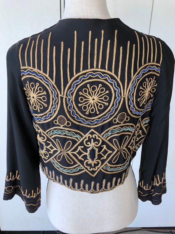 Extraordinary 1920s embroidered silk bolero
