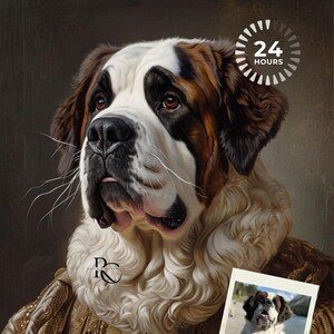 Custom Royal Pet Portrait, Renaissance Dog & Cat Painting, Personalized Pet Lovers Gift, Custom Pet Portrait, Royal Pet Art