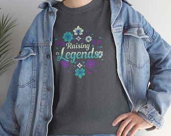 Raising Legends Mom Tee, Mother's Day Gift, Unisex T-Shirt, Parenting Shirt, Gift for Mom, Family Apparel
