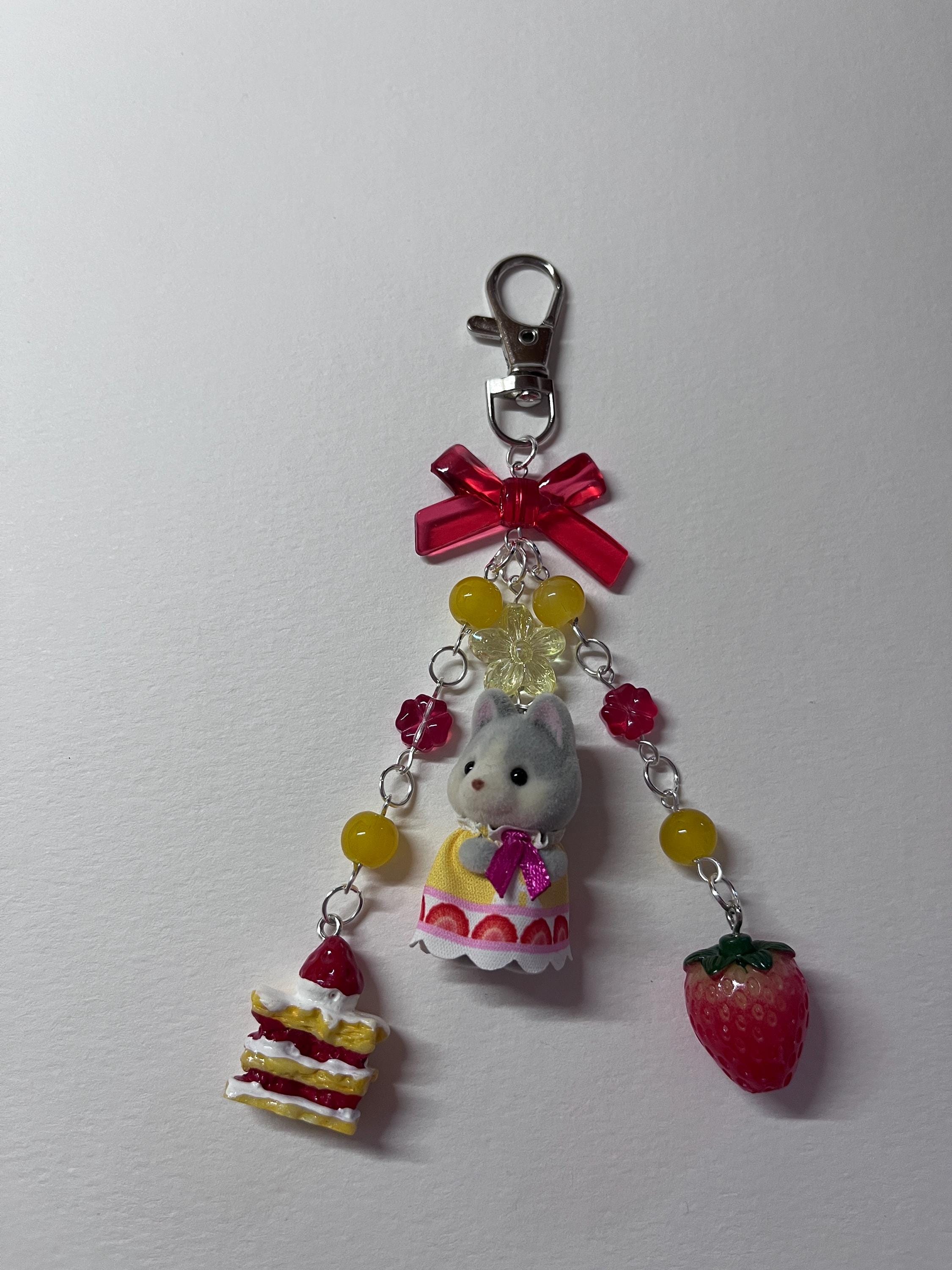Calico Critter Keychains | Upcycled Calico Keychains Bag Charms ...