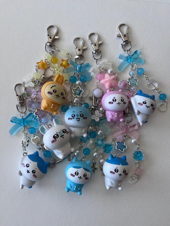 Porte-clés Chikawa Kawaii - Personnages Mignons Usagi Et Autres - PVC De Qualité - Idéal Cadeau Fan D'anime, Décoration Sac Ou Clés - 4