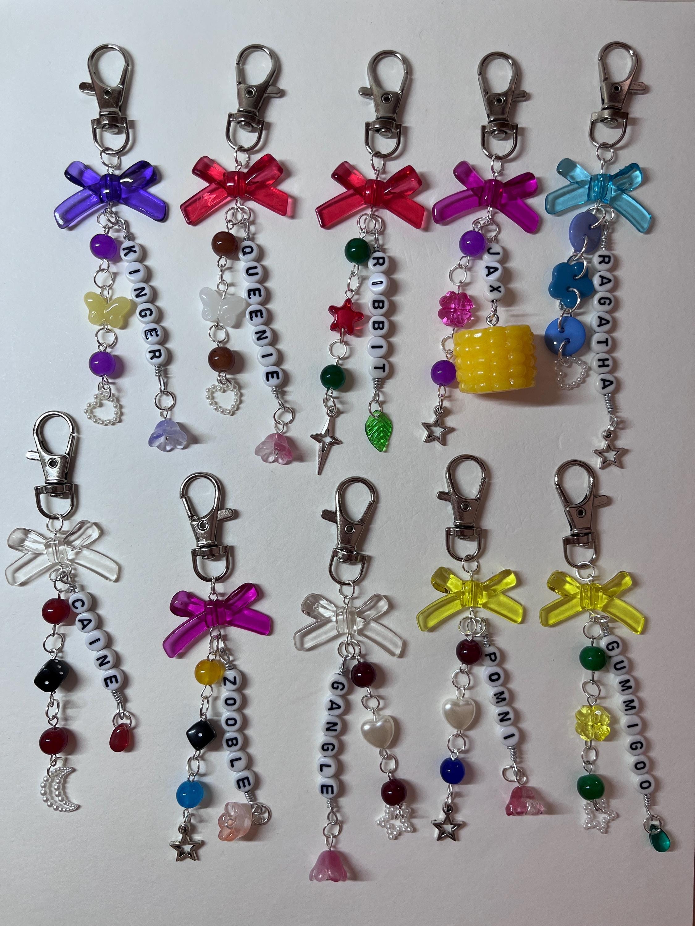 The Amazing Digital Circus Inspired Character Keychains | TADC