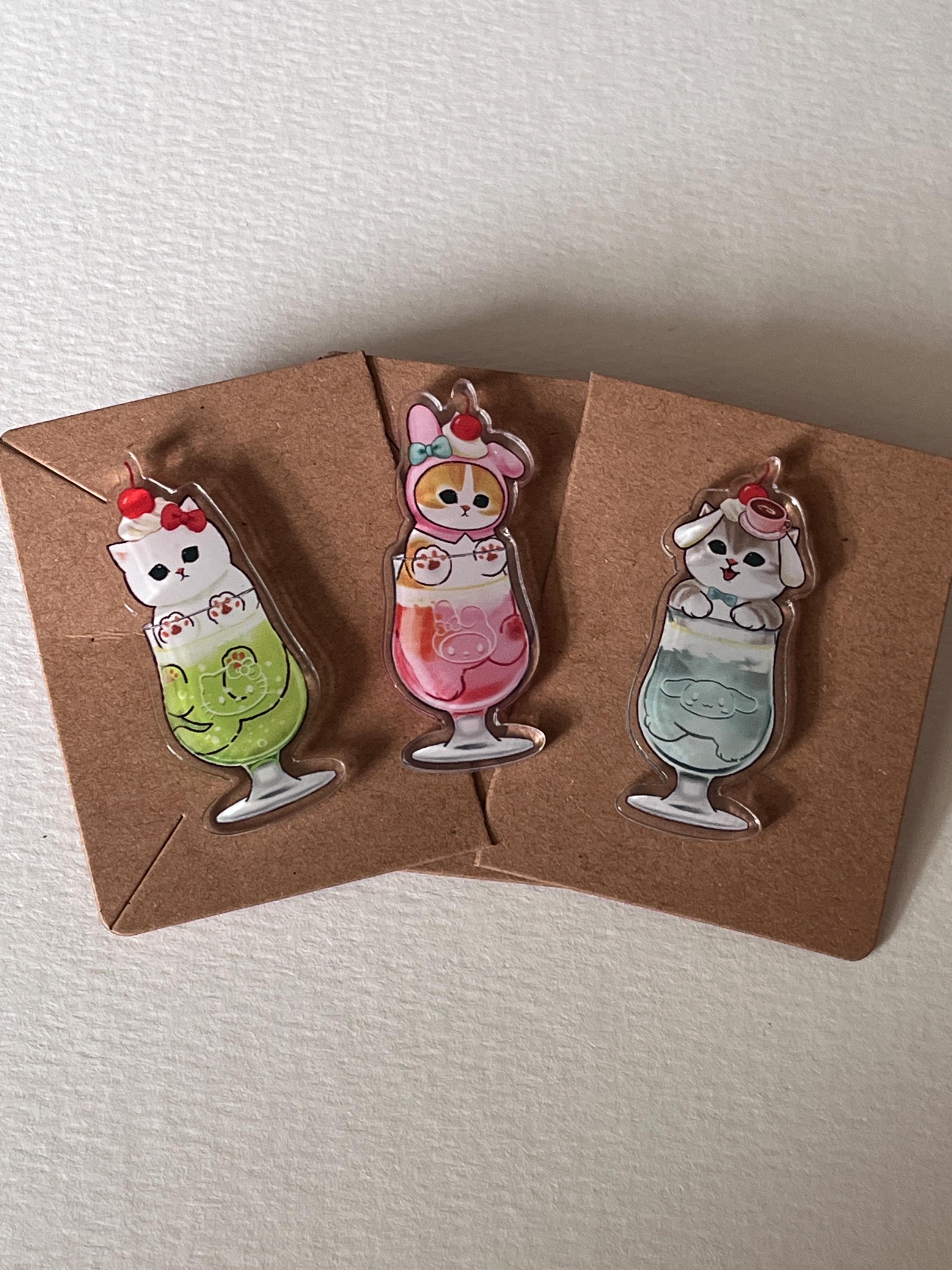 Mofusand X Sanrio Cat Drink Bag Pins Bag Accessories