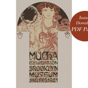 Brooklyn Exhibition – Cross Stitch Pattern – Instant Download PDF